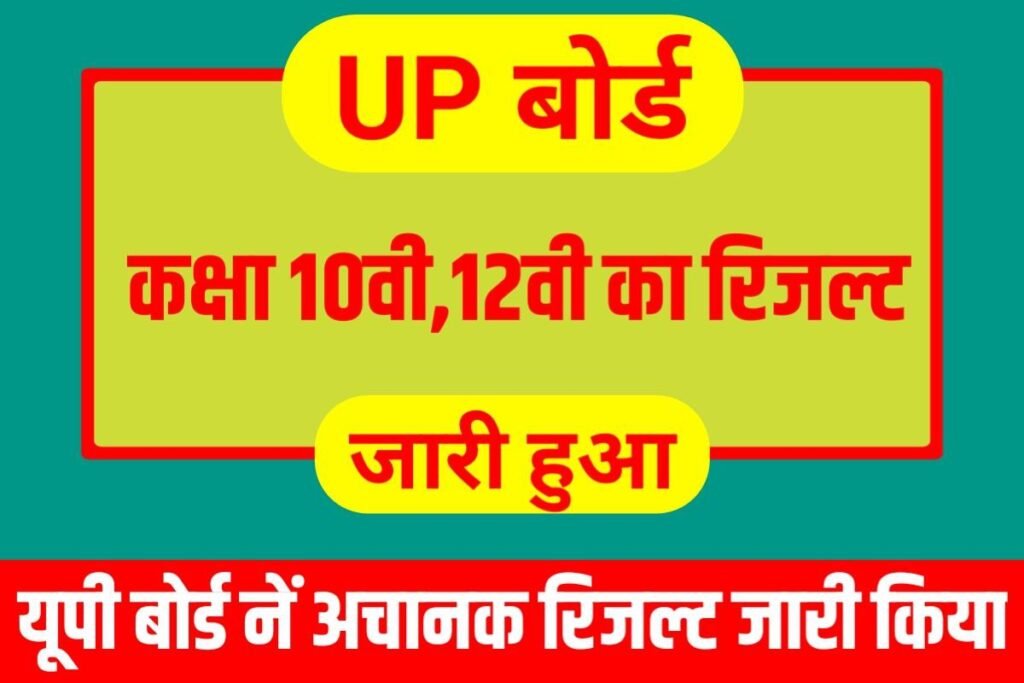 UP Board 10th 12th Result Publish Link