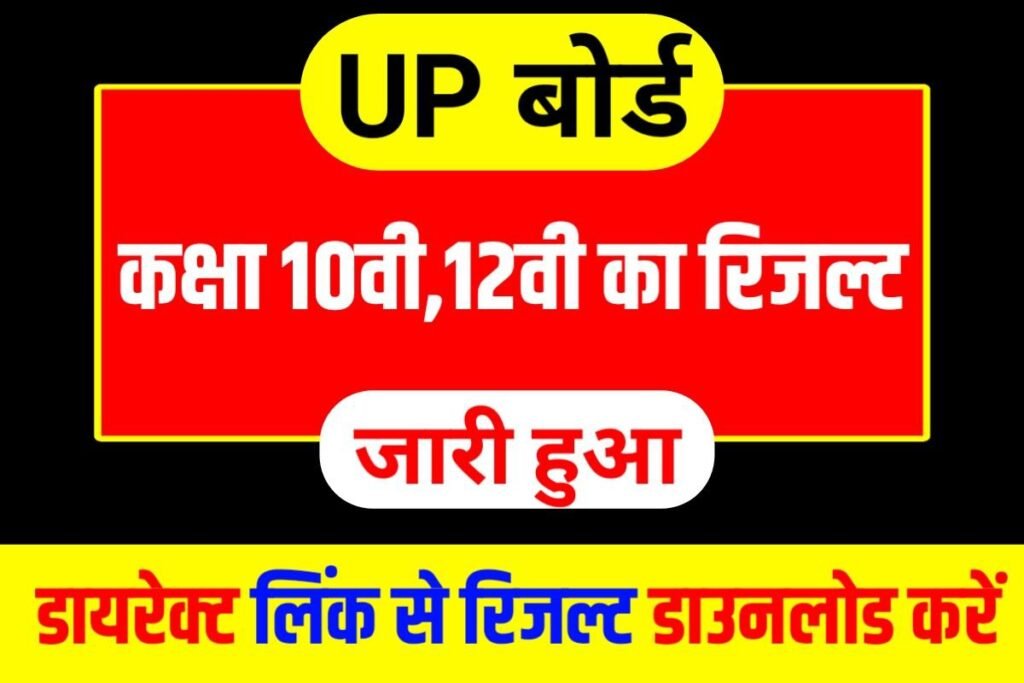 UP Board Class 10th 12th Result Out