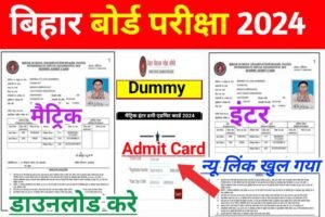 BSEB 10th 12th Dummy Admit Card Out 2024