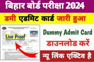 BSEB 12th 10th Dummy Admit Card Publish 2024