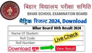 BSEB 10th Result 2024