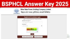 BSPHCL Answer Key 2025