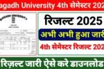 Magadh University 4th Semester Result 2025